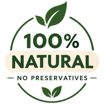 100% Natural, No Preservatives